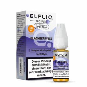 Elf Bar Elfliq Liquid – Blackberry Ice 10mg Nikotin