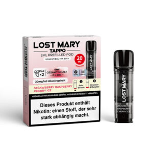 Lost Mary Tappo Pod – Strawberry Raspberry Cherry Ice