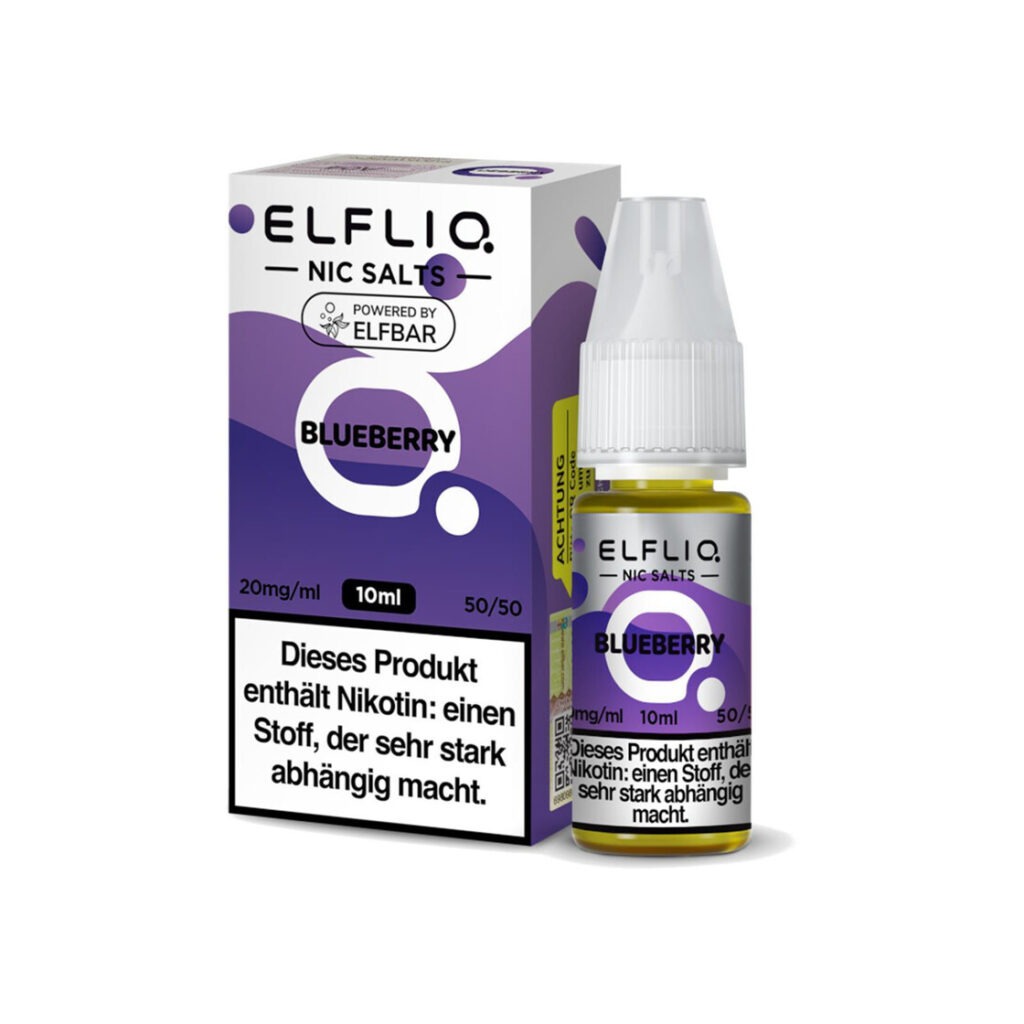 Elf Bar Elfliq Liquid – Blueberry 10mg Nikotin